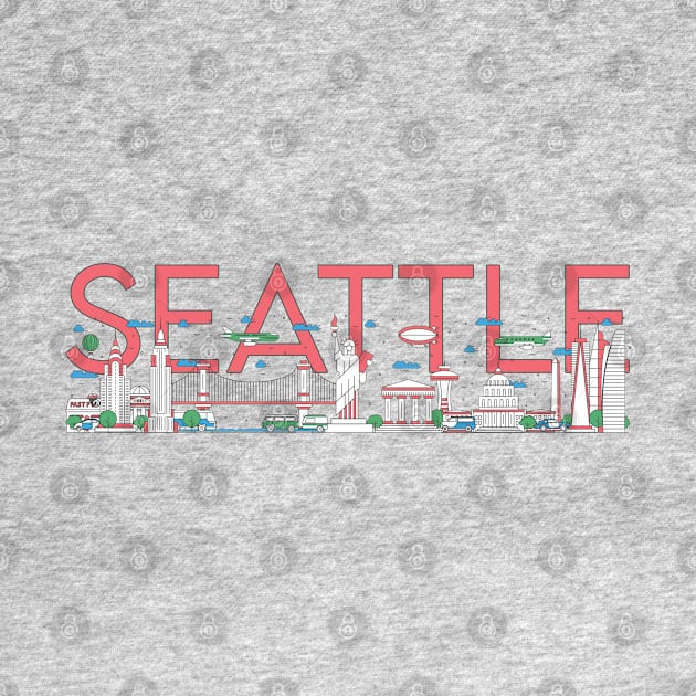 Seattle travel by SerenityByAlex